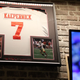 Buffalo Wild Wings on the edge of town is the lone spot Colin Kaepernick's jersey can still be found hanging in public in his Turlock, Calif., hometown. (Credit: Courtney Cronin/Bay Area News Group)